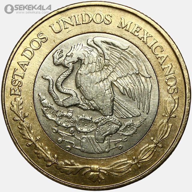 sekekala.com.image.coin.collection.store050506 (268) سکه 10 پزو دو فلزی مکزیک 2004