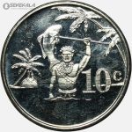 سکه 10 سنت بسیار کمیاب توکلائو 2012 (AU)