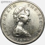 سکه 10 پنس کمیاب جزیره من 1976 (isle of man)