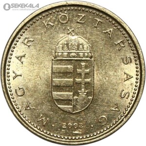 سکه 1 فورینت مجارستان 2002 (AU)