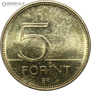 سکه 5 فورینت مجارستان 2021 (AU)