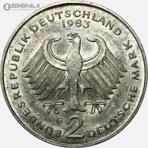 سکه 2 مارک یادبودی آلمان 1983