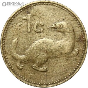 سکه 1 سنت کمیاب مالت 1995