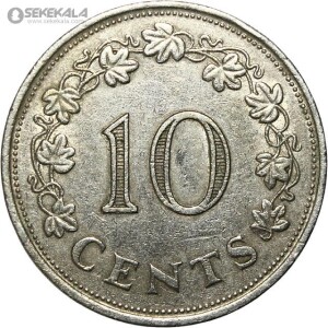 سکه 10 سنت کمیاب مالت 1972