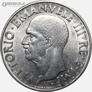 سکه 1 لیره کمیاب ایتالیا 1940 (امانوئل سوم)