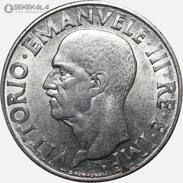 Coin collection store سکه خارجی www.sekekala.com040601 (47) سکه 1 لیره کمیاب ایتالیا 1940 (امانوئل سوم)
