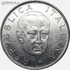 سکه 100 لیره یادبودی ایتالیا 1974 (گوگلیلمو مارکونی)