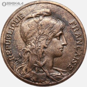 سکه 5 سنتیم فرانسه 1906 (جمهوری سوم)