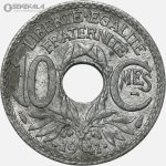 سکه 10 سنتیم فرانسه 1941 (جمهوری سوم)