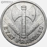 سکه 1 فرانک فرانسه 1944 (ویشی)
