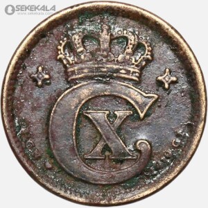 سکه 1 اوره کمیاب دانمارک 1919 (کریستین دهم)