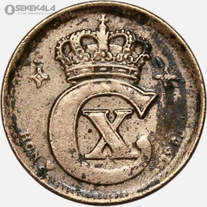 سکه 1 اوره کمیاب دانمارک 1919 (کریستین دهم)