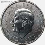 سکه 2 پوند پروف نقره انگلیس 2023 (چالرز سوم) (PF)