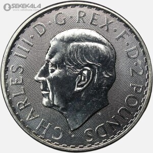 سکه 2 پوند پروف نقره انگلیس 2023 (چالرز سوم) (PF)