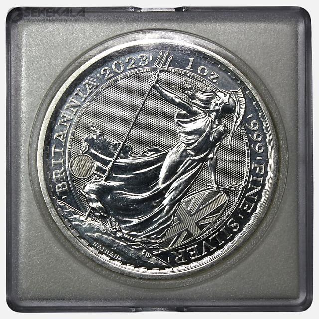 coin collection store سکه خارجی www.sekekala.com040526 (203) سکه 2 پوند پروف نقره انگلیس 2023 (چالرز سوم) (PF)