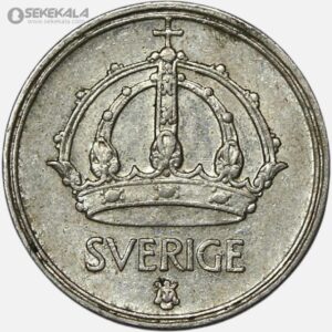 سکه 10 اوره نقره سوئد 1950 (گوستاو پنجم)