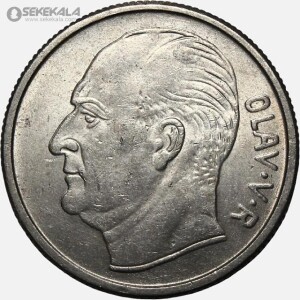 سکه 1 کرون نروژ 1967 (UNC)