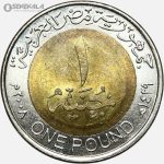 سکه 1 پوند مصر 2008 (جمهوری عربی)(AU)