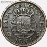 سکه 50 سنتاوو کمیاب موزامبیک مستعمره پرتغال 1974