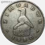 سکه کمیاب 1 دلار زیمبابوه 1980