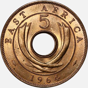 سکه 2 فرانک آفریقای غربی مستعمره فرانسه 1948 (بسیار کمیاب)(AU)