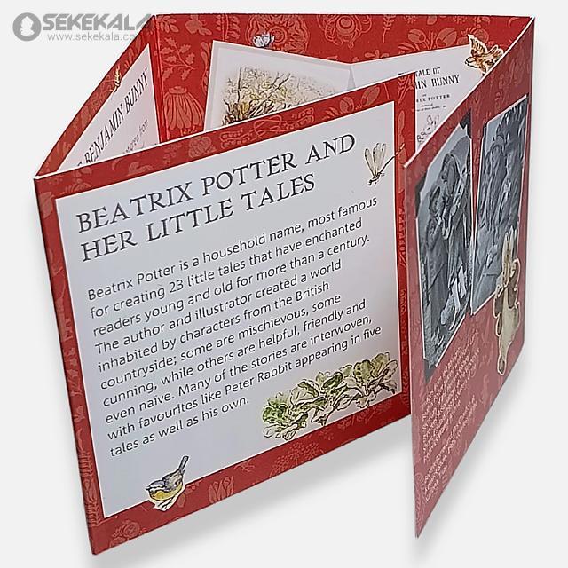 coin collection store سکه خارجی کلکسیونی sekekala.com040612 (491) سکه پروف نقره 50 پنس انگلیس Beatrix Potter) 2017)(بنجامین بانی)