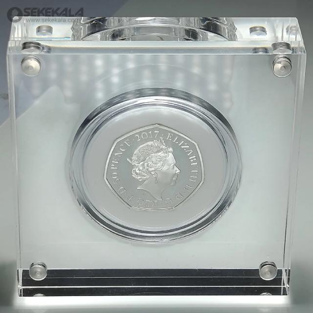 coin collection store سکه خارجی کلکسیونی sekekala.com040612 (496) سکه پروف نقره 50 پنس انگلیس Beatrix Potter) 2017)