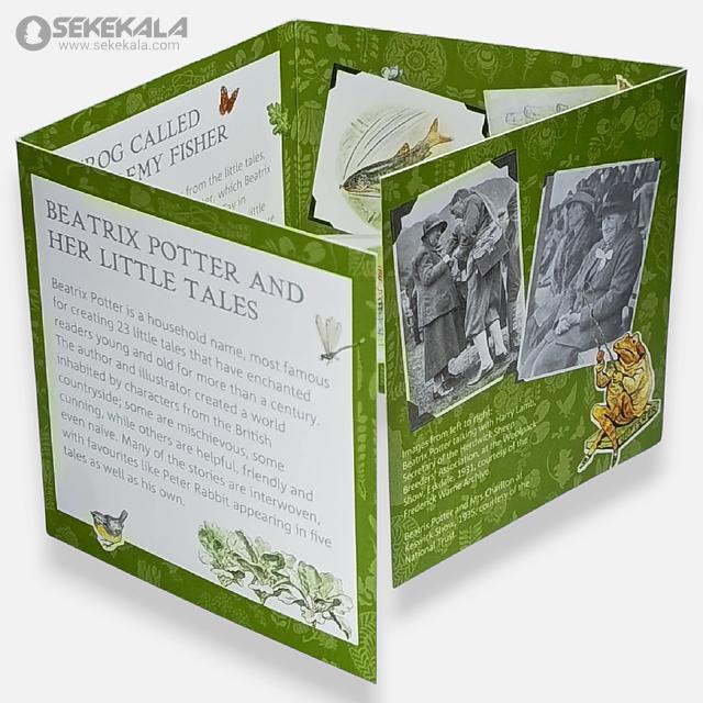 coin collection store سکه خارجی کلکسیونی sekekala.com040612 (504) سکه پروف نقره 50 پنس انگلیس Beatrix Potter) 2017)(جرمی فیشر)