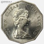 سکه 5 دلار هنگ کنگ مستعمره بریتانیا 1976 (الیزابت دوم)(UNC)