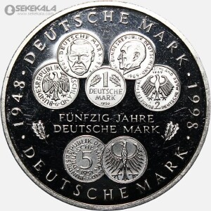 سکه 10 مارک پروف نقره آلمان 1998