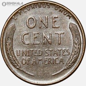 سکه 1 سنت قدیمی لینکلن آمریکا 1949