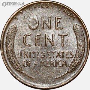 سکه 1 سنت قدیمی لینکلن آمریکا 1953 S