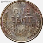 سکه 1 سنت قدیمی لینکلن آمریکا 1958 (کیفیت UNC)