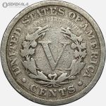 سکه 5 سنت قدیمی آمریکا 1911 (Liberty ـ آزادی)