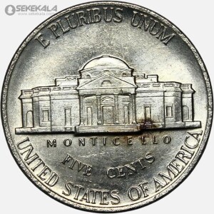 سکه 5 سنت جفرسون آمریکا 1994 (UNC) D