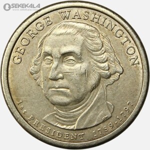 سکه 1 دلار ریاست جمهوری آمریکا 2007 (جورج واشنگتن)