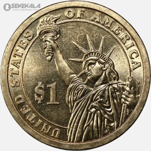 سکه 1 دلار ریاست جمهوری آمریکا 2011 (رادرفورد بی هیز)(AU)