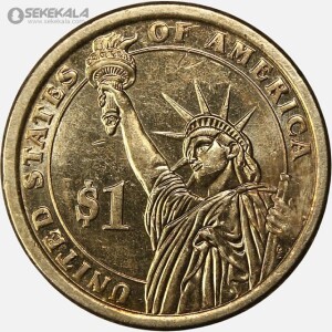 سکه 1 دلار ریاست جمهوری آمریکا 2010 (جیمز بوکانان)