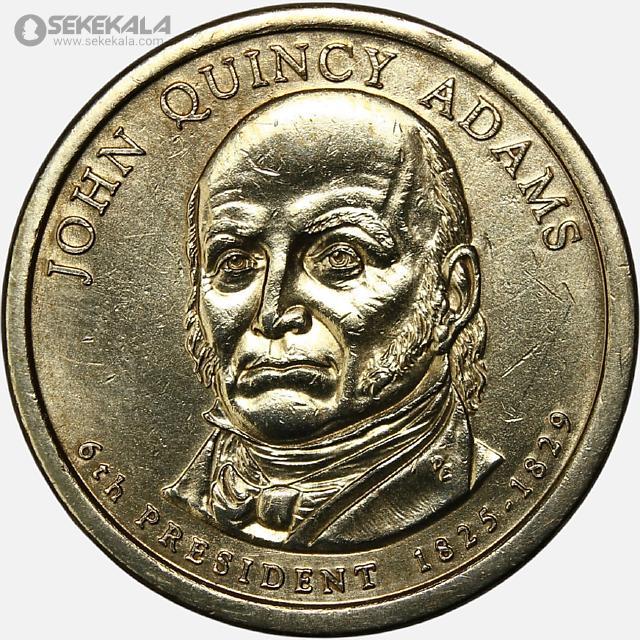 coin colletion store sekekala.comسکه خارجی 040704 (311) سکه 1 دلار ریاست جمهوری آمریکا 2008 (جان کوئینسی آدامز)