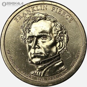 سکه 1 دلار ریاست جمهوری آمریکا 2010 (فرانکلین پیرس)