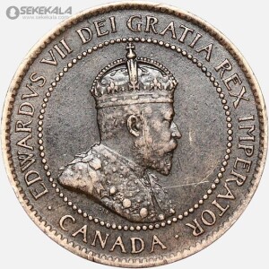 سکه 1 سنت کمیاب کانادا 1905 (ادوارد هفتم)