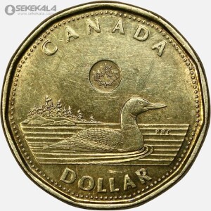 سکه 1 دلار کانادا 2020 (الیزابت)(AU)