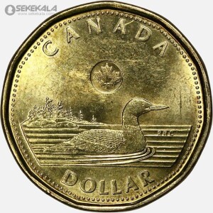 سکه 1 دلار کانادا 2022 (الیزابت)(+AU)