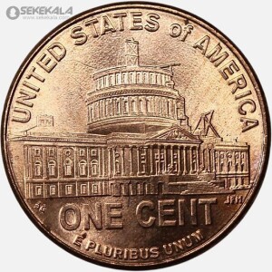 سکه 1 سنت یادبودی آمریکا 2009 (UNC)