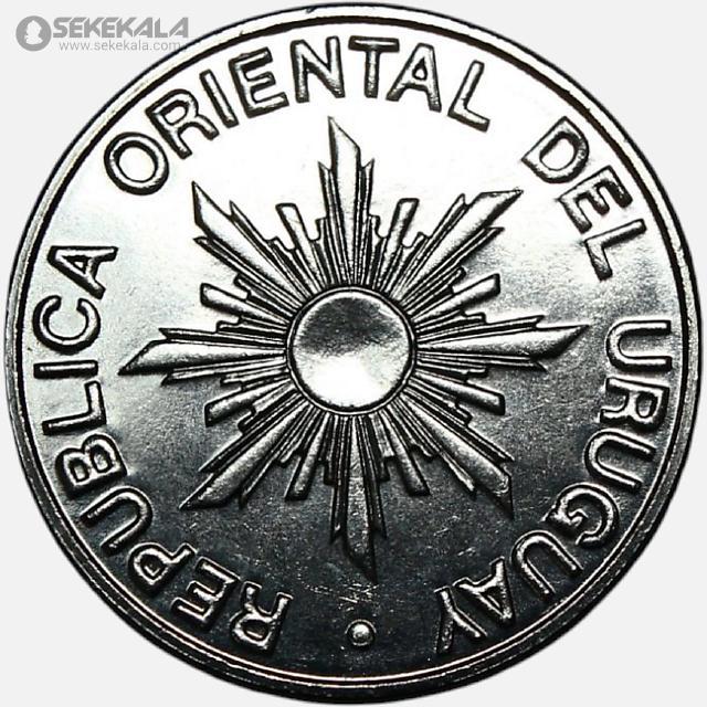 سکه خارجی کلکسیونی coin collection store 040621 (122) سکه 5 پزو اروگوئه 1989 (AU)