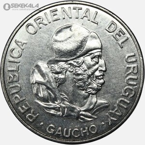 سکه 100 پزو اروگوئه 1989 (AU)