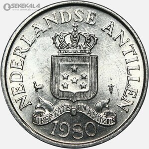 سکه 2/5 سنت آنتیل 1980 (مستعمرات هلند)(UNC)