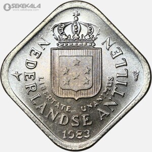سکه 5 سنت آنتیل 1983 (مستعمرات هلند)(UNC)