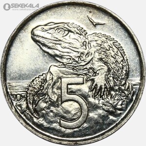 سکه 5 سنت نیوزلند 1998