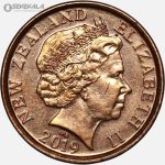 سکه 10 سنت نیوزلند 2019 (AU)